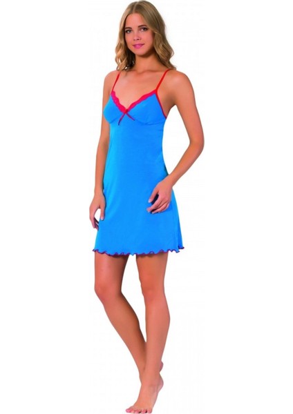 - Ip Askılı Gecelik Mavi modelleri