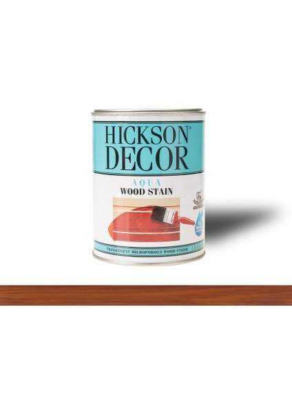 Hickson Decor Ultra Vernikli Ahşap Koruyucu Aqua Su Bazlı Burma 1 Lt