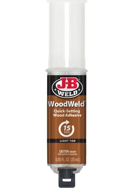 Kwikwood™ Epoksi Macun - 2 Oz Ahşap Onarıcı, Ahşap Yapıştırıcı Jb Weld Kwikwood Şırınga fırsatları
