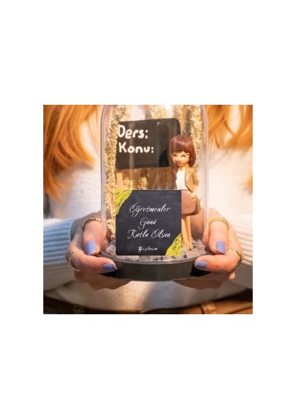 Fanus Teraryum Öğretmene Hediye