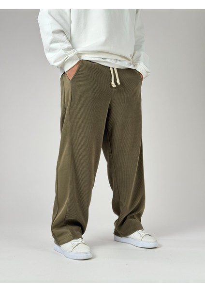 Oversize Haki Erkek Baggy Pantolon COC2521