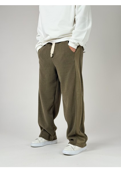 Oversize Haki Erkek Baggy Pantolon COC2521 fırsatları