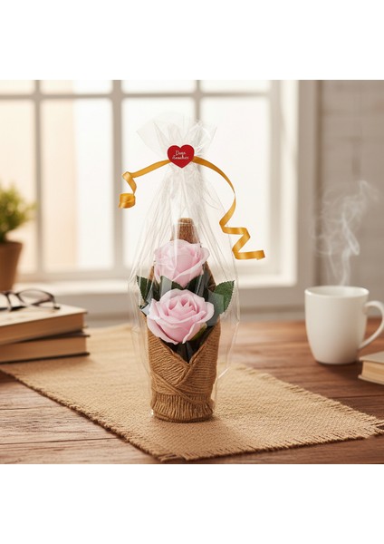 Kraponlu Çiçek Aranjmanı - Öğretmenler Günü Hediyesi fırsatları