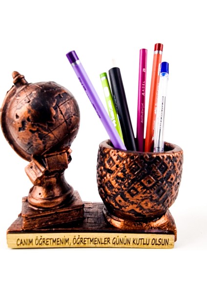 Dünya Tasarımlı Kalemlik - Öğretmenler Günü Hediyesi fiyatları