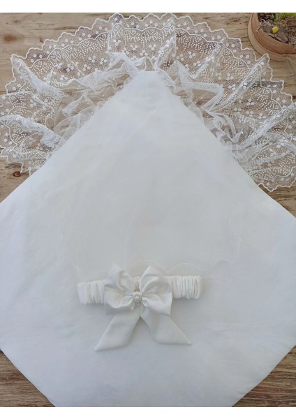 Yenidoğan Sahra My Princess Nakışlı Lüks Kundak Bebek Battaniyesi Ekru modelleri