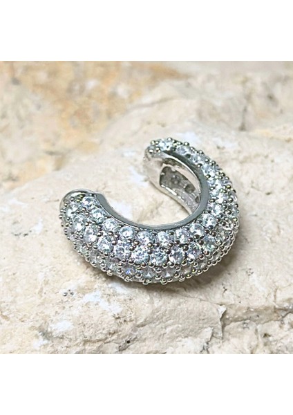 Vıp Zirkon Silver Earcuff modelleri