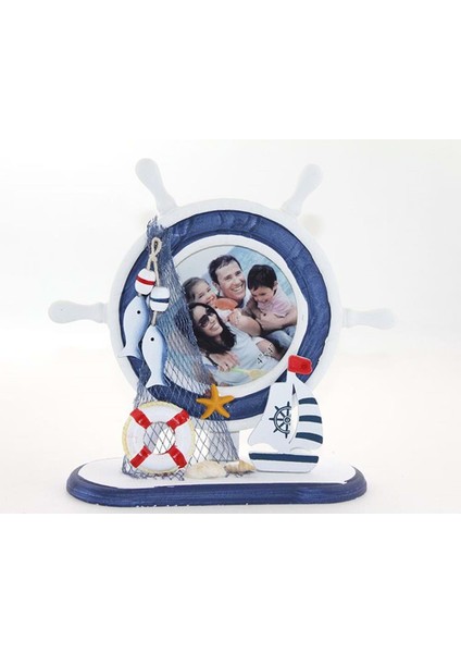 Ahşap Marin Dümenli Çerceve