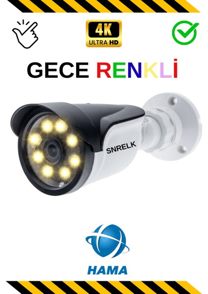 Hama 5536 Warm Lıght 5mp Lens Gece Renkli 2'li Güvenlik Kamerası fiyatları
