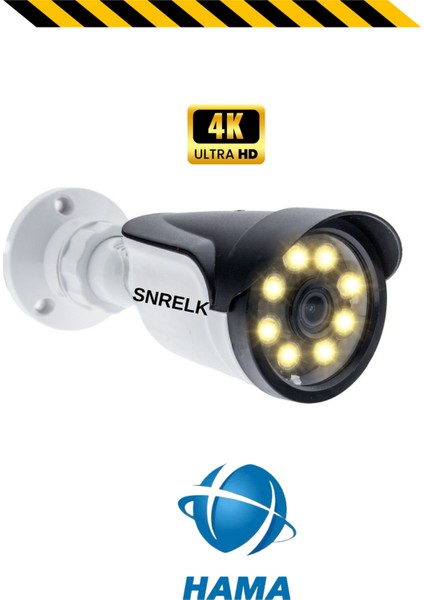 Hama 5536 Warm Lıght 5mp Lens Gece Renkli 2'li Güvenlik Kamerası modelleri