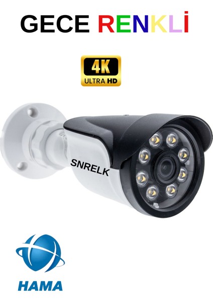 Hama 5536 Warm Lıght 5mp Lens Gece Renkli 2'li Güvenlik Kamerası fırsatları