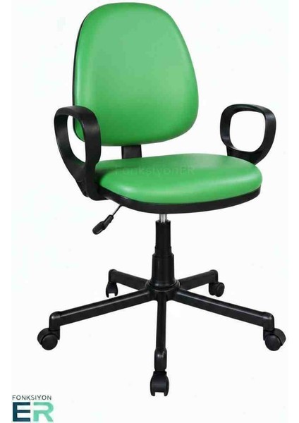 Novıa/siyah Metal Ayaklı-Deri Çalışma ve Ofis Koltuğu