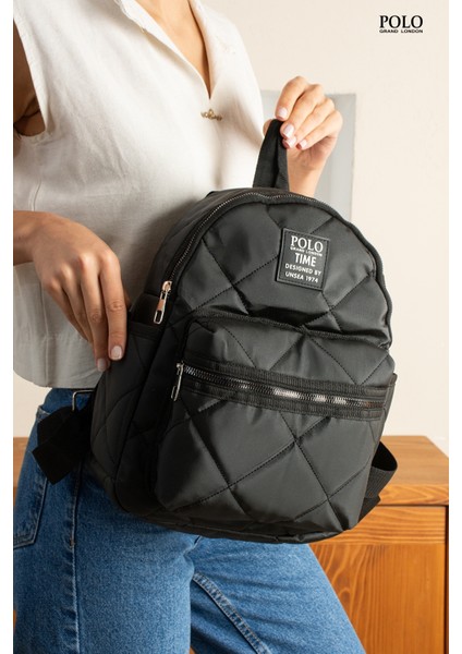 Orijinal Kadın Polo Collection Geniş Hacimli 4 Bölmeli Seyahat Okul Spor Günlük Comfort Sırt Çantası fırsatları