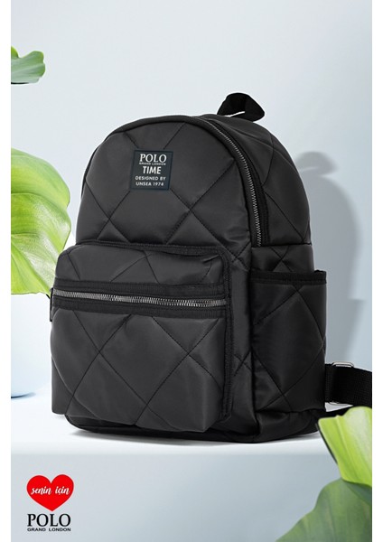 Orijinal Kadın Polo Collection Geniş Hacimli 4 Bölmeli Seyahat Okul Spor Günlük Comfort Sırt Çantası indirimleri