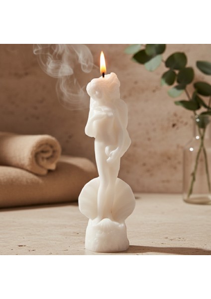 Özel Mitolojik Seri- Beyaz Afrodit Kokulu Soya Mumu
