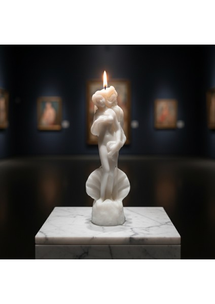 Özel Mitolojik Seri- Beyaz Afrodit Kokulu Soya Mumu