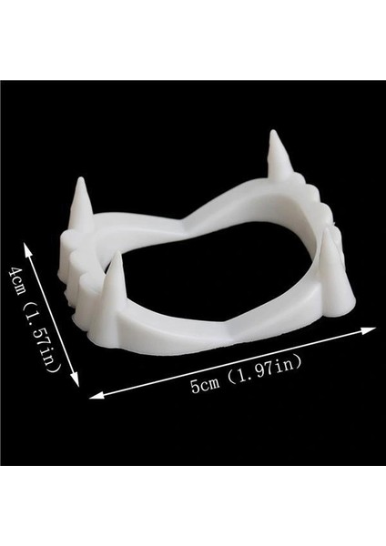 Eğitici Oyuncak Beyaz Renk Çift Damak Takma Vampir Dişi modelleri