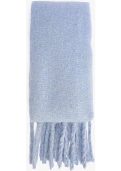 Açık Mavi Pera Yumuşak Dokulu Atkı fiyatları