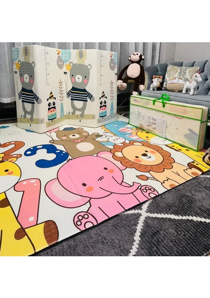 We Are Friends - Katlanabilir - Extra Large - Çift Yönlü - Oyun Halısı ve Matı 150X180X1 (Taşıma Çantası Hediyeli) indirimleri