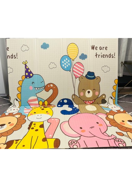 We Are Friends - Katlanabilir - Extra Large - Çift Yönlü - Oyun Halısı ve Matı 150X180X1 (Taşıma Çantası Hediyeli) fiyatları