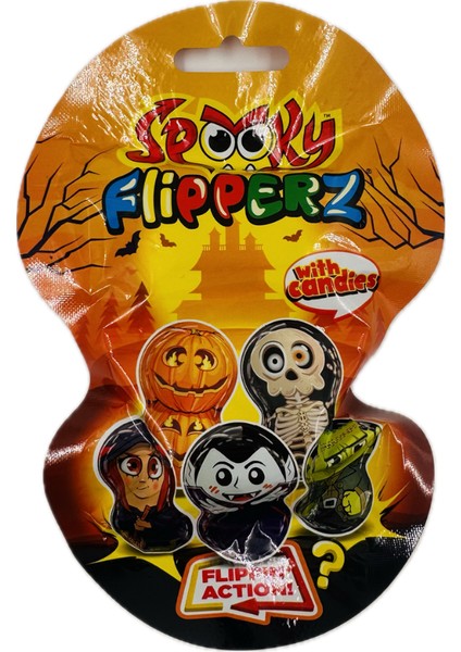 Flipperz Spooky Halloween Şekerleme Ithal Şekerleme Paket