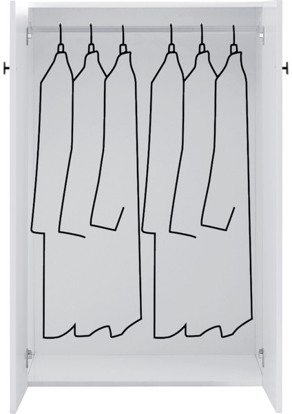 White 2 Kapaklı Dolap fırsatları