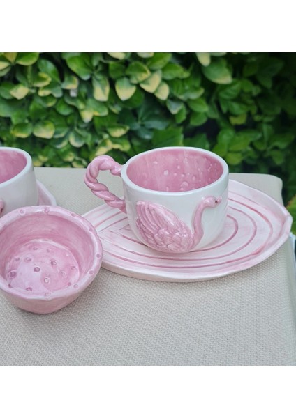 Kuğu Türk Kahve Fincan El Yapımı Seramik fırsatları