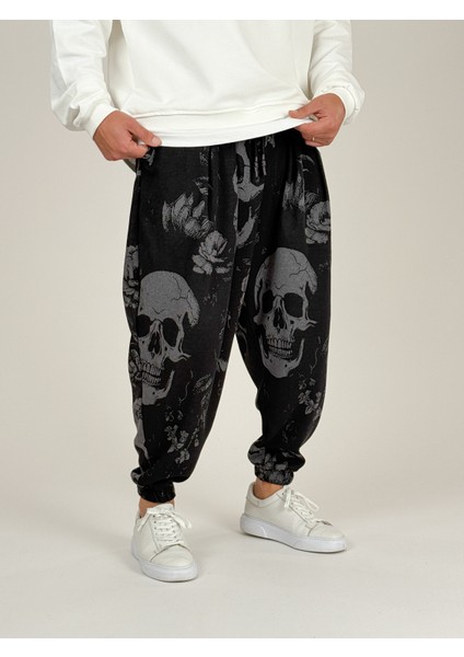 Kurukafa Desenli Erkek Pileli Yarım Şalvar COC1096 modelleri