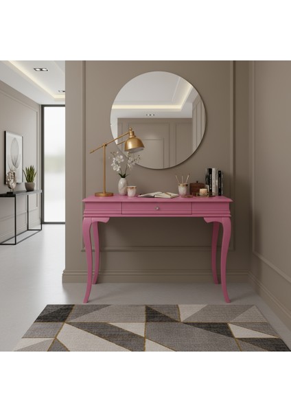 120 cm Masif Rustik Pembe Dresuar