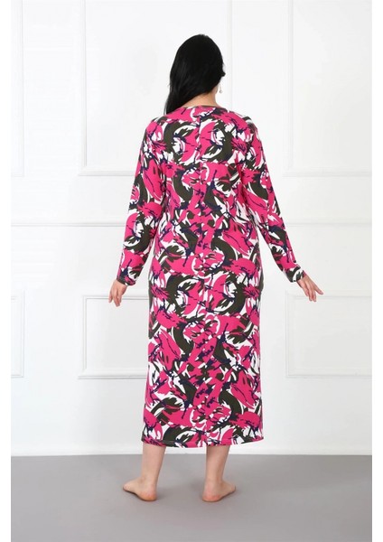- Büyük Beden Anne Gecelik Fuşya modelleri