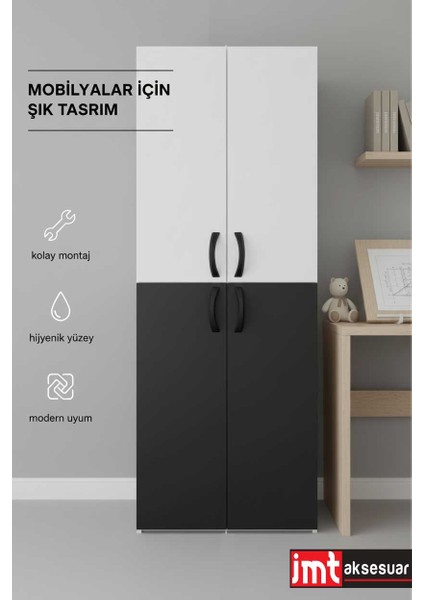 Köprü Kulp 96 mm (Siyah 10 Adet) Mutfak Mobilya Yatak Odasu Genç ve Çocuk Odası Dolap Kulpu fırsatları