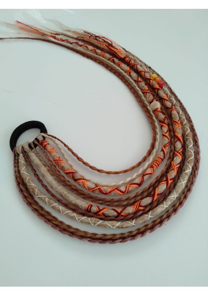 Sunset Tasarım Rasta Örgü Saç Tokası