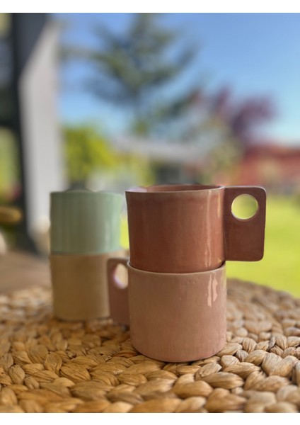 Seramik Dikdörtgen Mug- Açık Pembe fiyatları