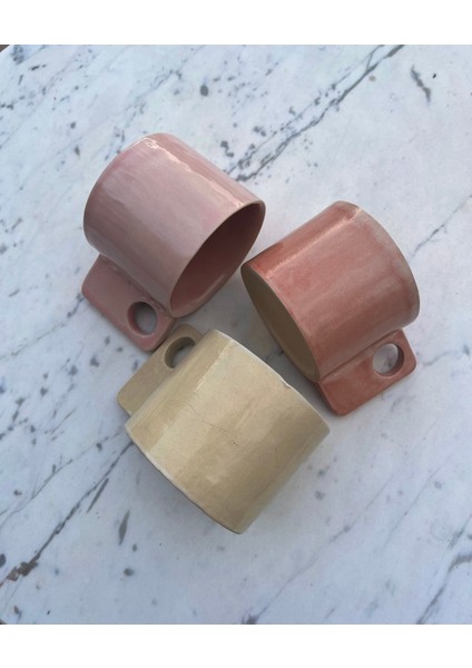 Seramik Dikdörtgen Mug- Açık Pembe modelleri