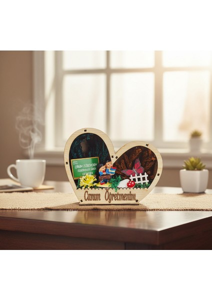 Kalp Saksı Teraryum - Öğretmenler Günü Hediyesi fırsatları