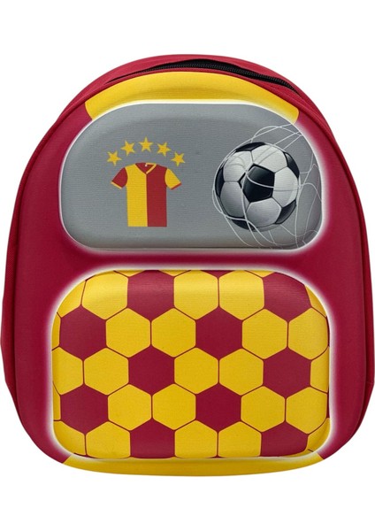 Taraftar Baskılı Kabartmalı Anaokulu Kreş ve Günlük Kullanım Çantası