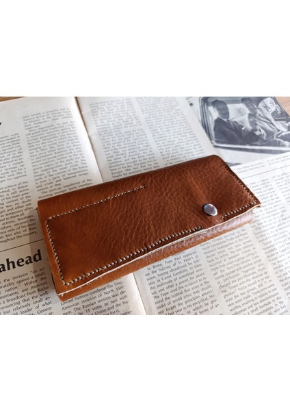 Gerçek Deri Tamamen El Emeği Özel Kalemleriniz Için Kalemlik Kalemkutu (8*18CM ) NLU34