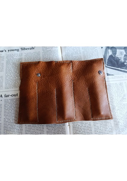 Gerçek Deri Tamamen El Emeği Özel Kalemleriniz Için Kalemlik Kalemkutu (8*18CM ) NLU34 fiyatları