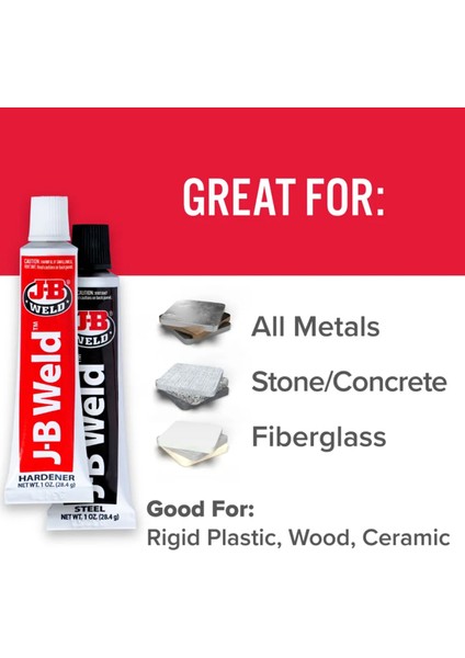 adhesive Weld - Çiftli Epoksi Yapıştırıcı ve Tamir Macunu Metal - Ahşap - Taş - Seramik Yapıştırıcısı 3 Adet