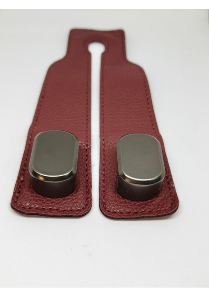 Suni Deri Araç Koltuk Askısı