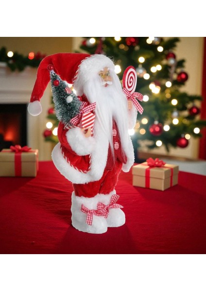 Yılbaşı Noel Baba Şekerli Çam Ağaçlı 2026 Yeni 19X10X31 Ölçüler modelleri