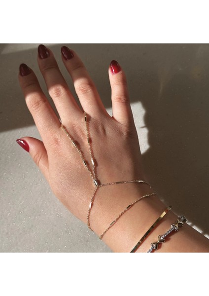 Çelik Sade Şık Şahmeran Gold