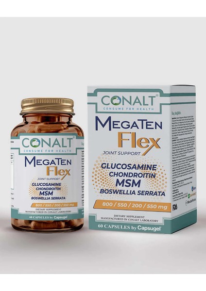 Megaten Flex: Gelişmiş Eklem ve Kıkırdak Desteği Takviye Edici Gıda