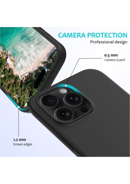 Apple iPhone 16E Uyumlu Silikon Kılıf - Pastel Renk Tonu Esnek Tam Koruma Kapak - Kırmızı modelleri