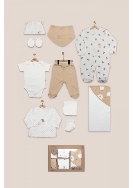 Bistyle I Am So Bear 10'lu Hastane Çıkışı 11102 Bej-Ekru