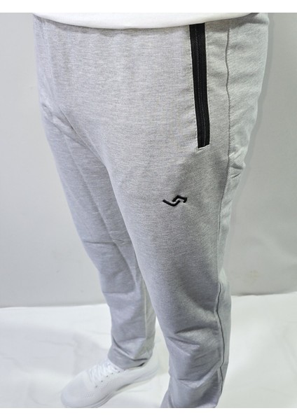 Erkek Pamuklu Slim Fit Düz Paça Eşofman Altı indirimleri