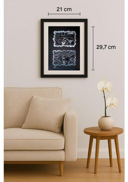 Mohammed Wepenhen 29X21CM Orijinal Karikatür Tablo fiyatları