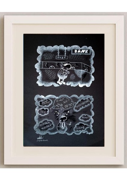 Mohammed Wepenhen 29X21CM Orijinal Karikatür Tablo fırsatları
