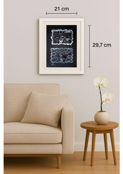 Mohammed Wepenhen 29X21CM Orijinal Karikatür Tablo indirimleri