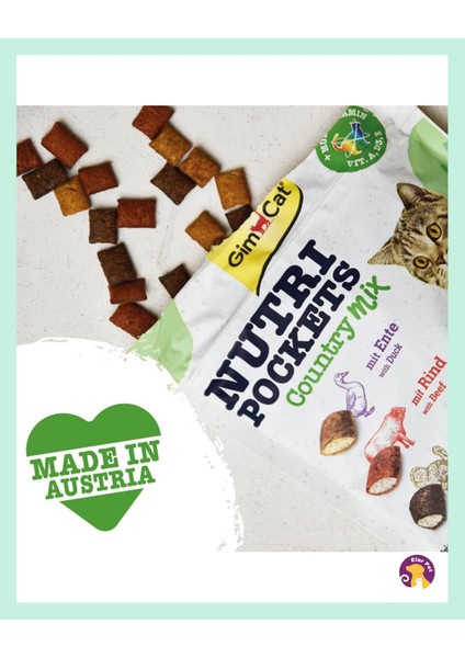 Nutri Pockets Country Mix Multivitaminli Kedi Ödül Maması 150 gr indirimleri