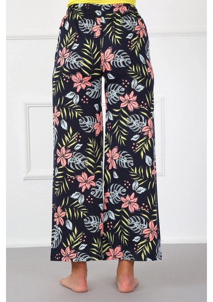 - Bayan Penye Bol Paça Pantolon Lacivert fırsatları